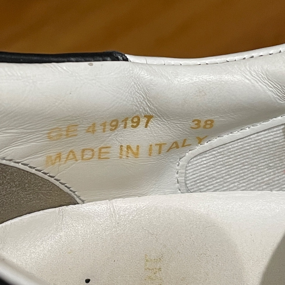 Saint Laurent white star leather sneakers (for women) - Sz 38 - with shoe bags - Picture 9 of 9
